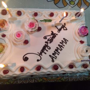 ❤️ Colorful Birthday Cake For Shaji